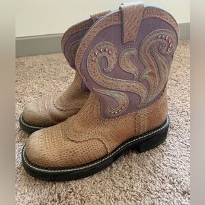 Ariat Fat Baby Tan Boots